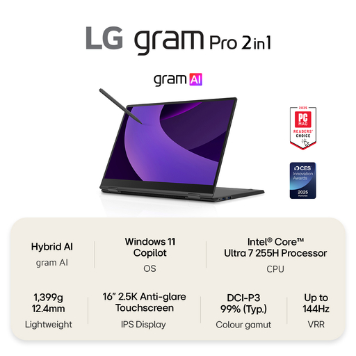 LG gram Pro 2in1 16