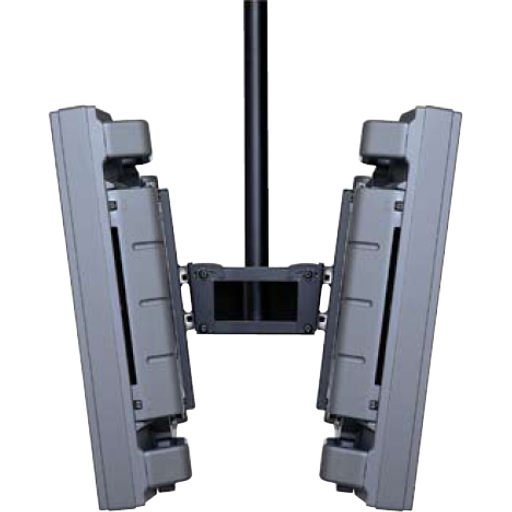 DUAL BACK-TO-BACK FLAT PANEL CEILING MNT
