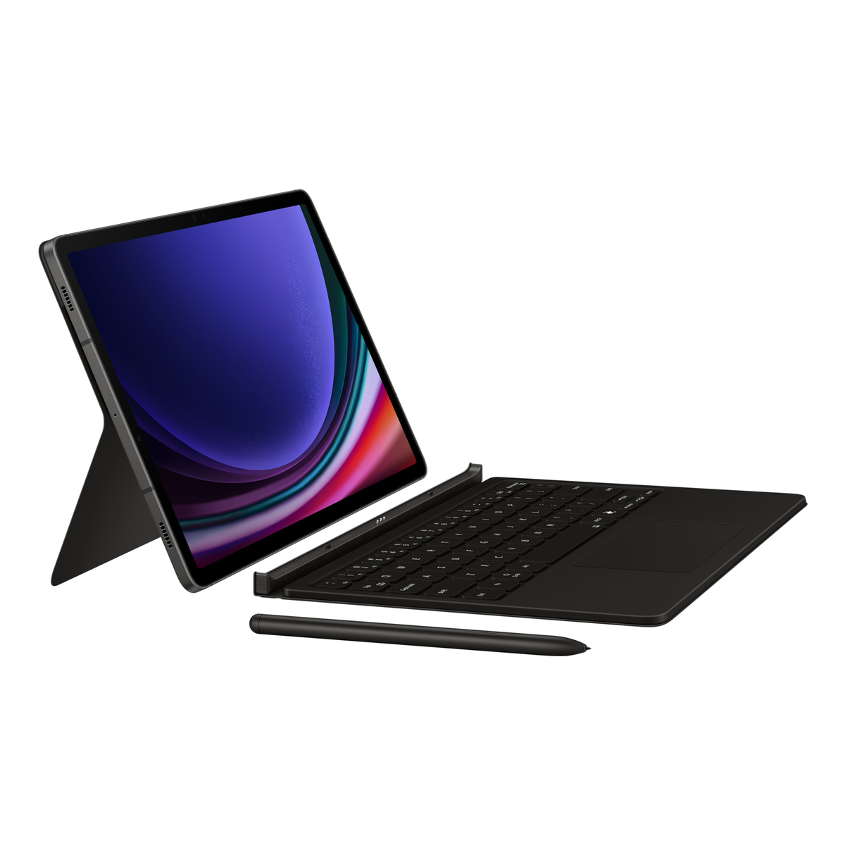 AI Book Cover KB w/TP GalaxyTab S9/S9 FE