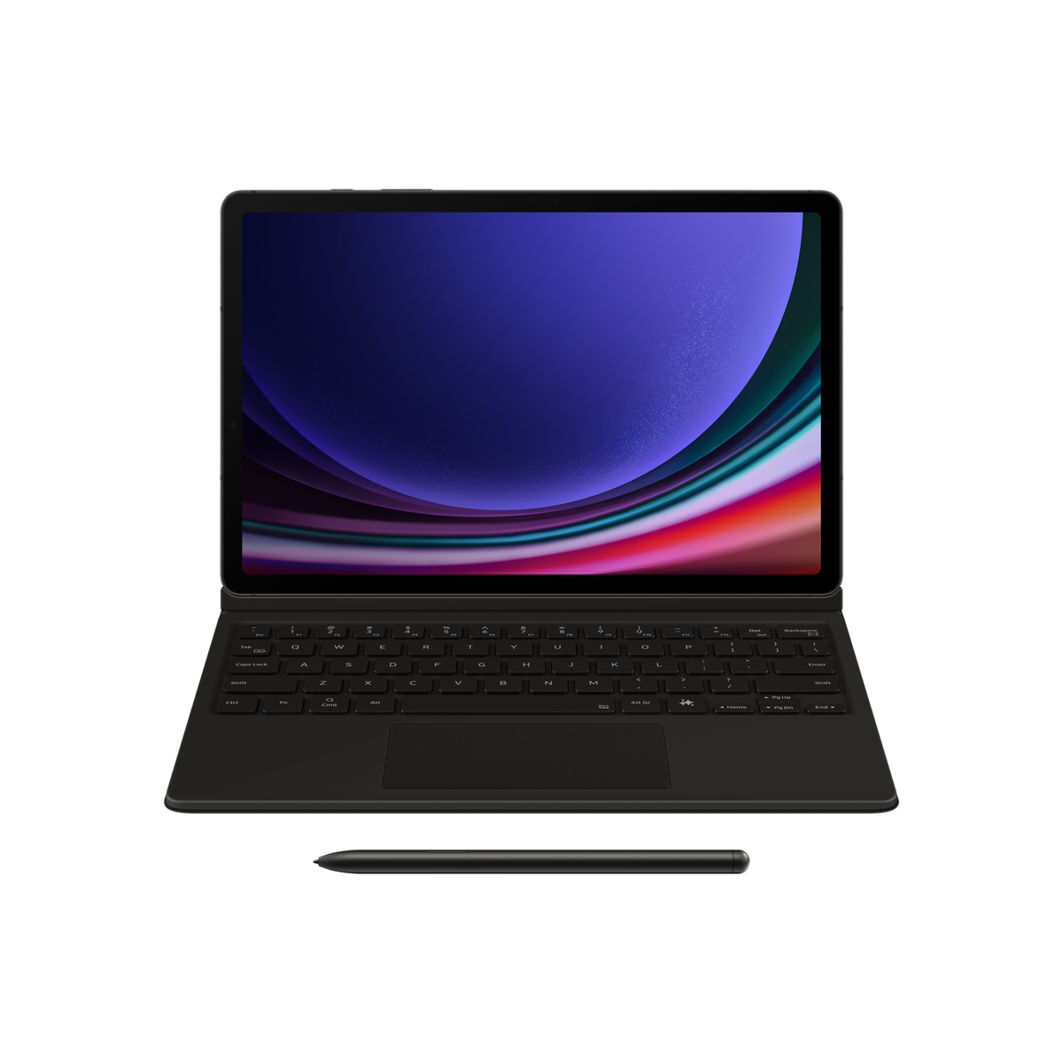 AI Book Cover KB w/TP GalaxyTab S9/S9 FE