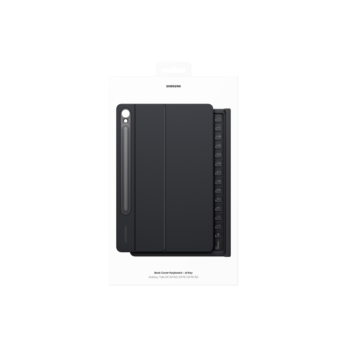AI Book Cover KB w/TP GalaxyTab S9/S9 FE