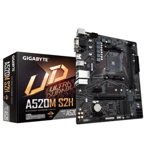 Gigabyte, MB AMD AM4 A520 A520M S2H DDR4  M-ATX