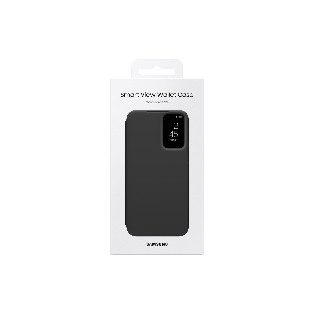 Flip cover case card slot notif window