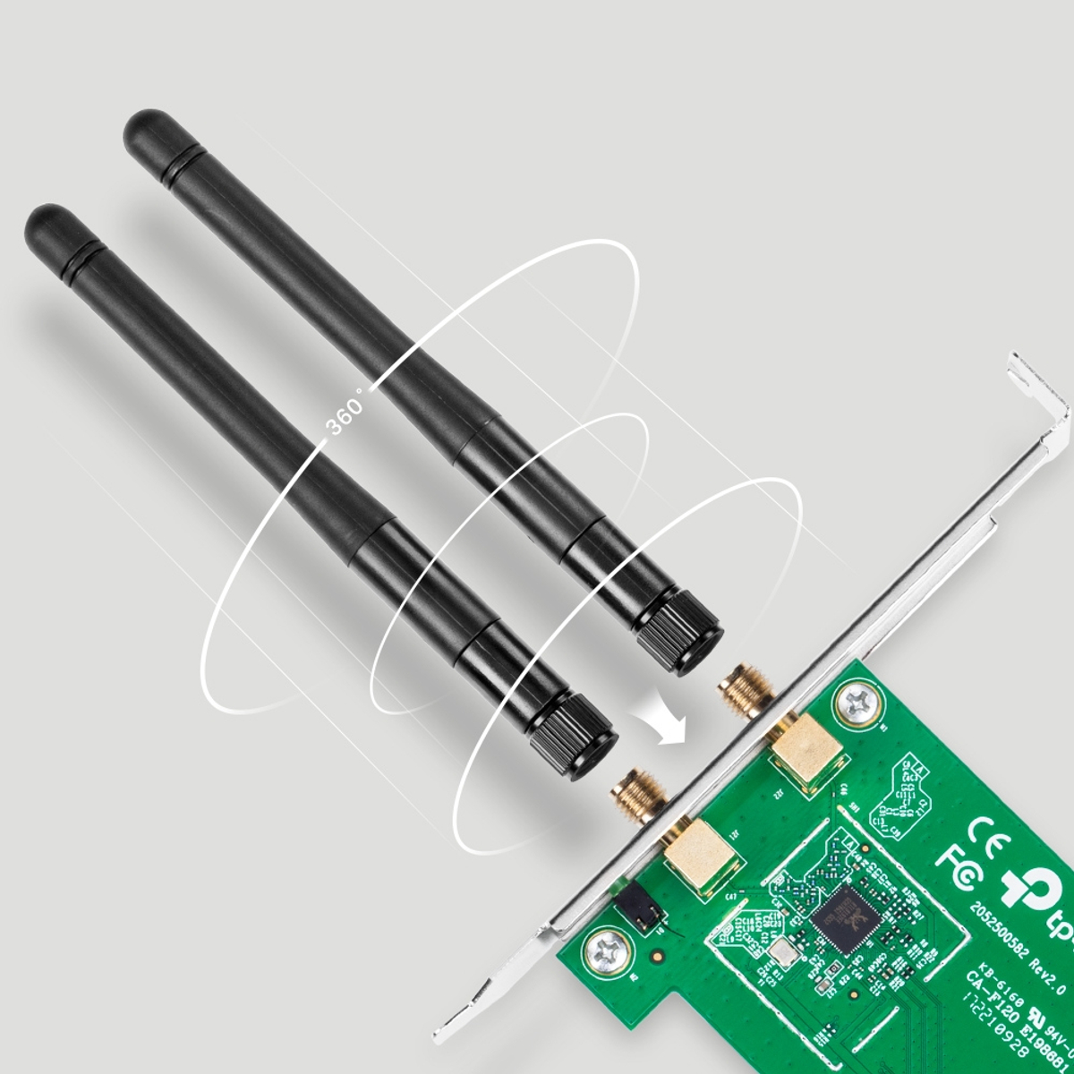 300Mbps Wl N Pci Exp Adapt Atheros2T2R