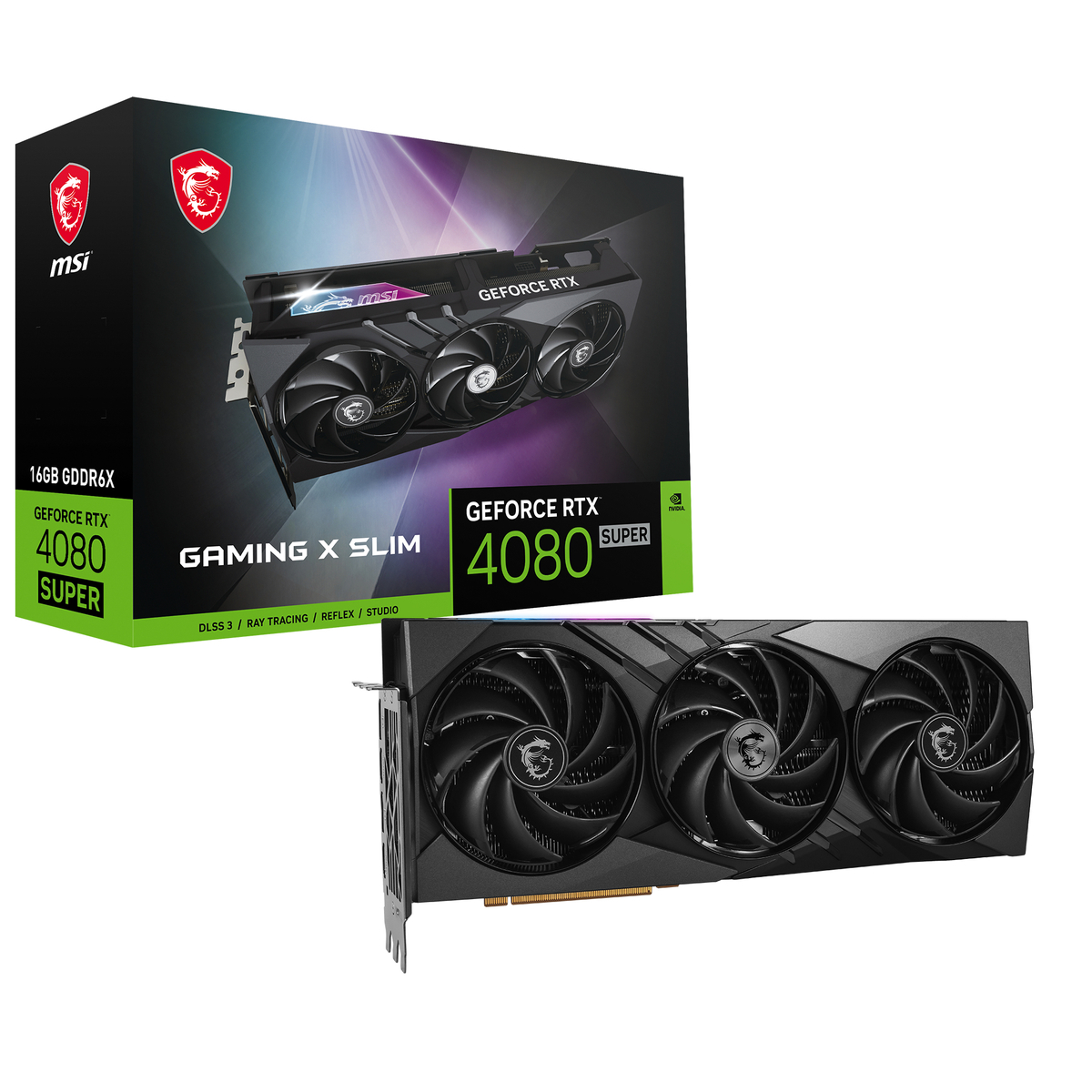 GPU NV 4080 Super Gaming X Slim 16G Fan