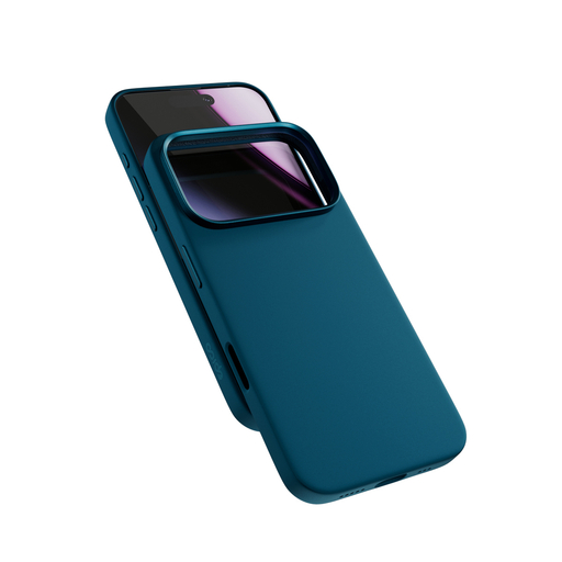 SiliconeMag+CaseiP17Pro-Petrol Blue