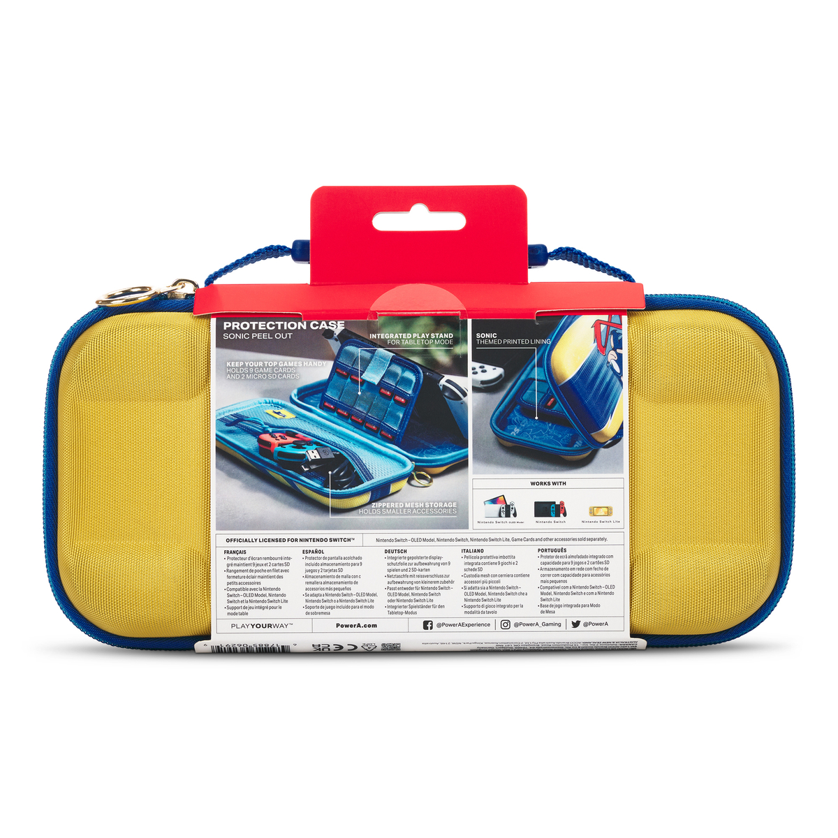 Sonic Nintendo Switch Case