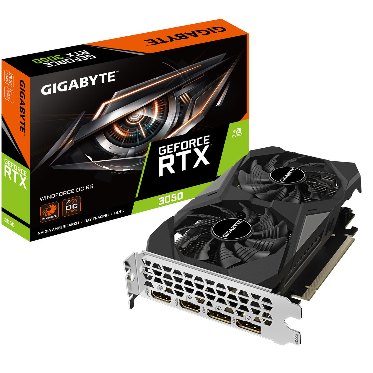 GPU NV 3050 WINDFORCE OC 6G Fan