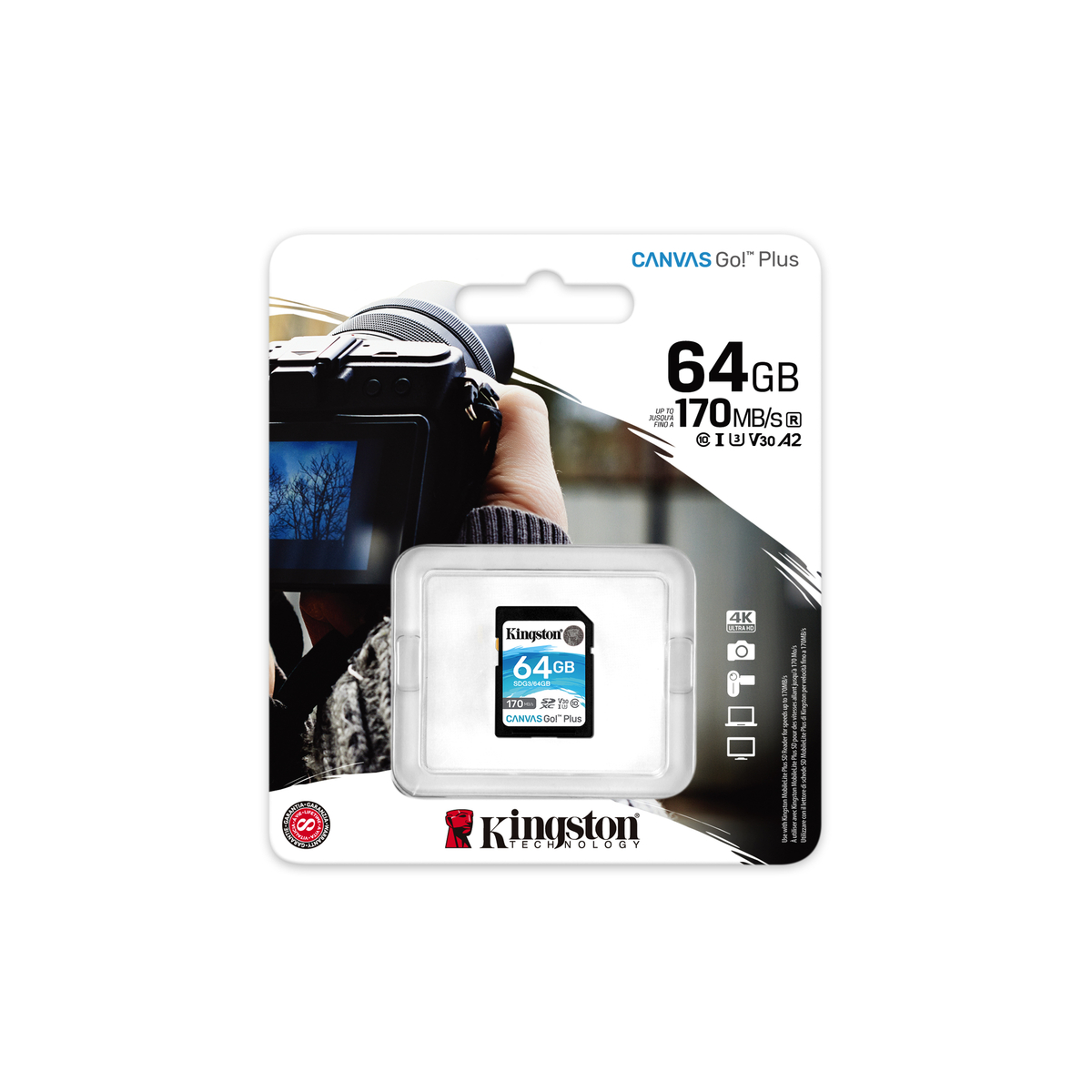 FC 64GB SDXC Canvas Go Plus C10 UHS-I