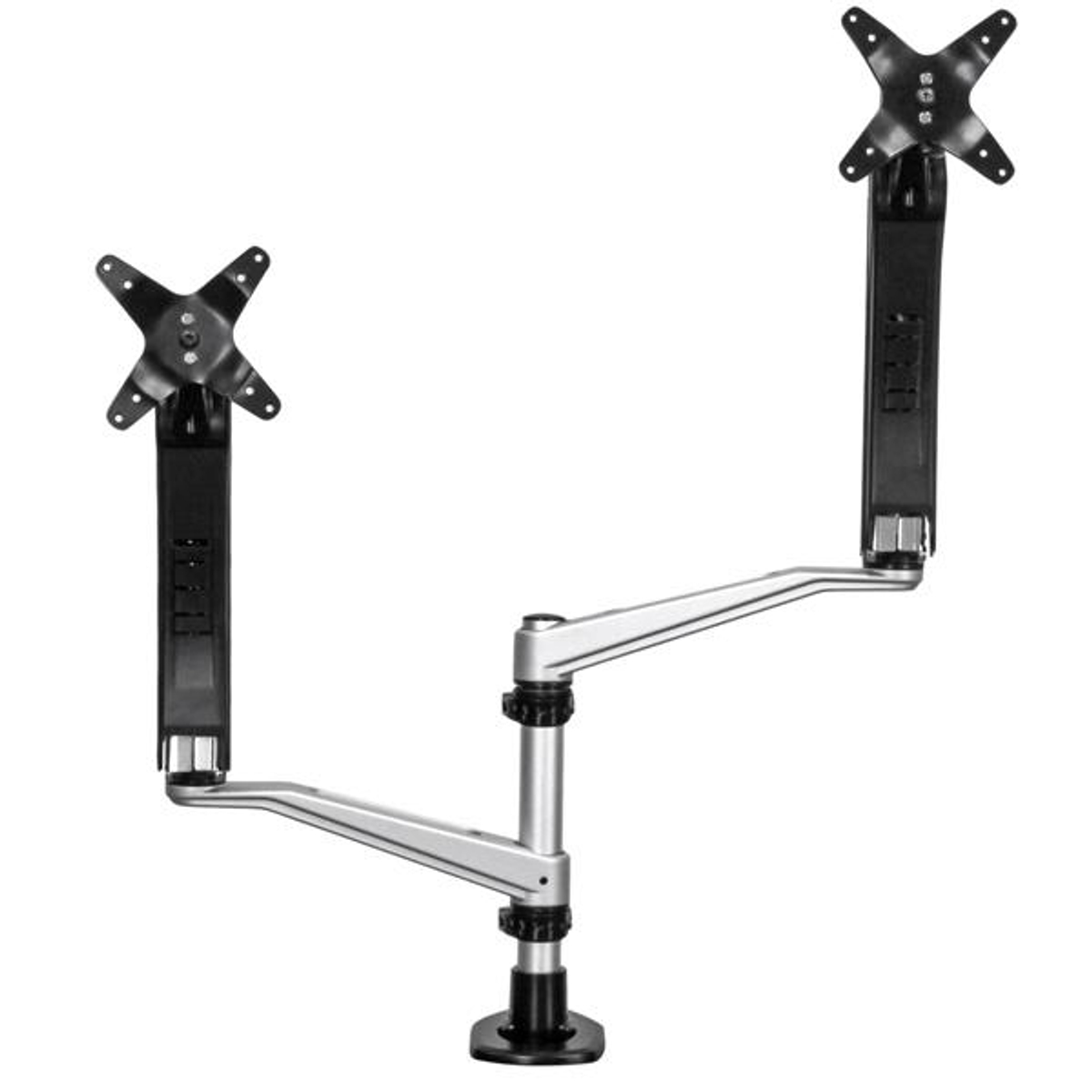 Dual Monitor Mount with Full-Motion Arms