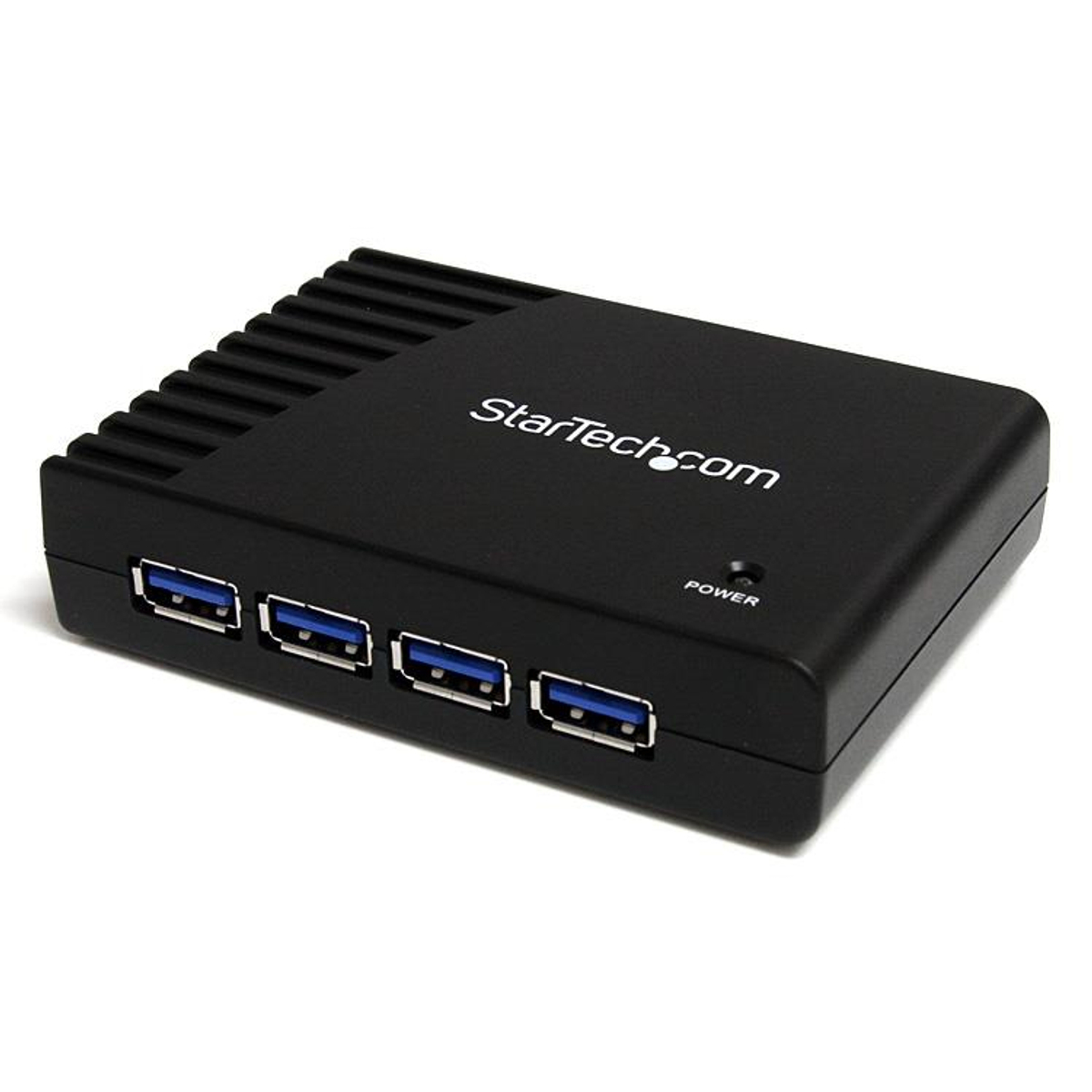 4 Port Black SuperSpeed USB 3.0 Hub