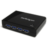 4 Port Black SuperSpeed USB 3.0 Hub