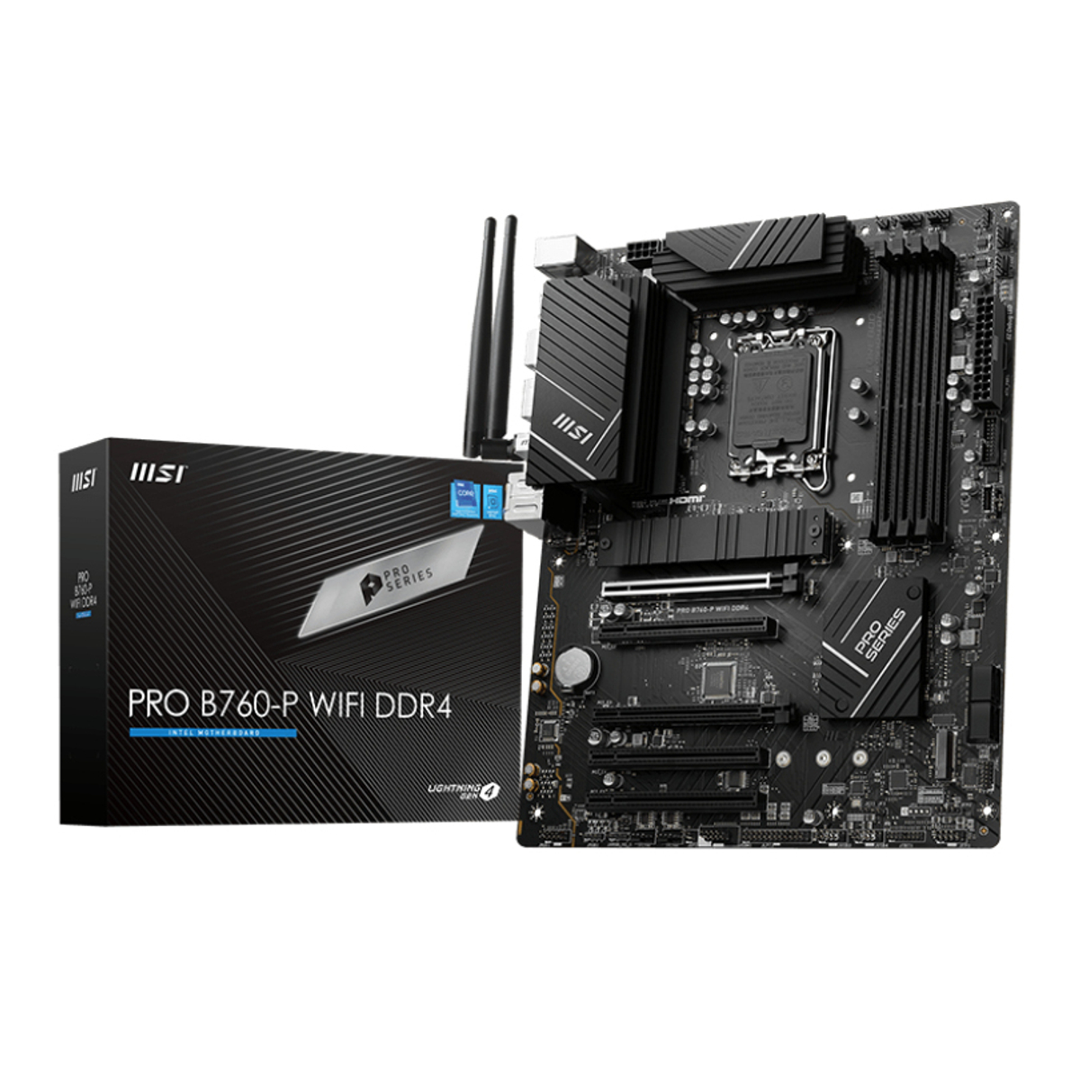 MB INT 1700 PRO B760-P WIFI DDR4 ATX
