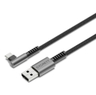 Unite Right Angle USB-C USB-A 2.0 1m Blk