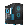 CASE ATX Pop Air RGB Cyan Core TG Clear