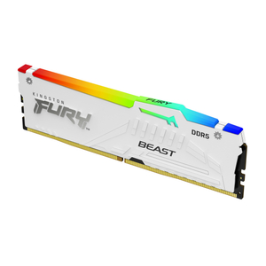 Kingston, D5 D 6400 32GB Fury Beast WHT RGB