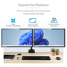 Desk Mount Dual Monitor Arm - 32in VESA
