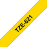 TZE621 Black On Yellow Label Tape