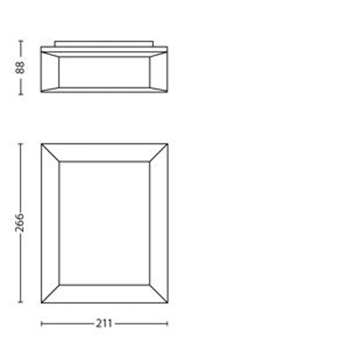 Karp wall lantern anthracite 1x6W 230V