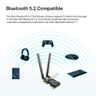 AX1800  Bluetooth 5.2 PCIe Adapter