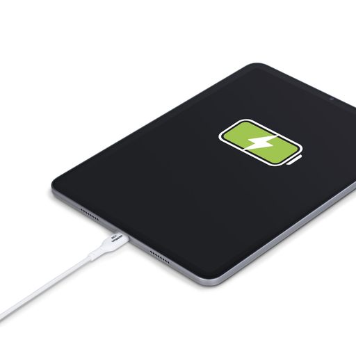 2m White USB-A to USB-C Charging Cable