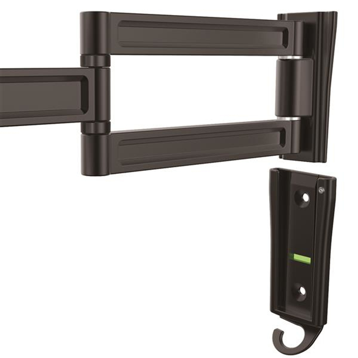 Wall Mount Monitor Arm - Dual Swivel