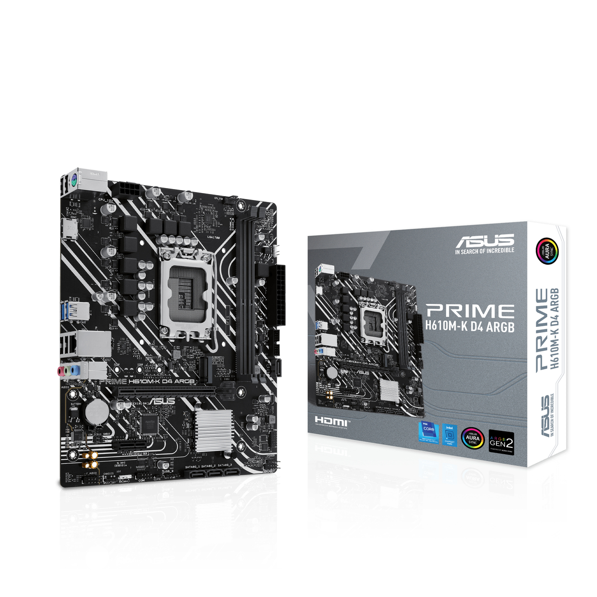 MB INT 1700 H610M-K Prime ARGB D4 MATX