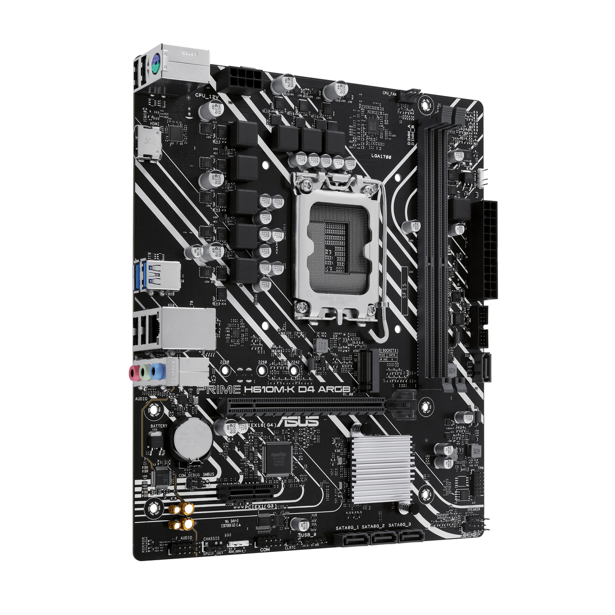 MB INT 1700 H610M-K Prime ARGB D4 MATX