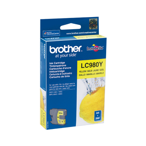 Brother, LC980Y Yellow 260 Pages Ink