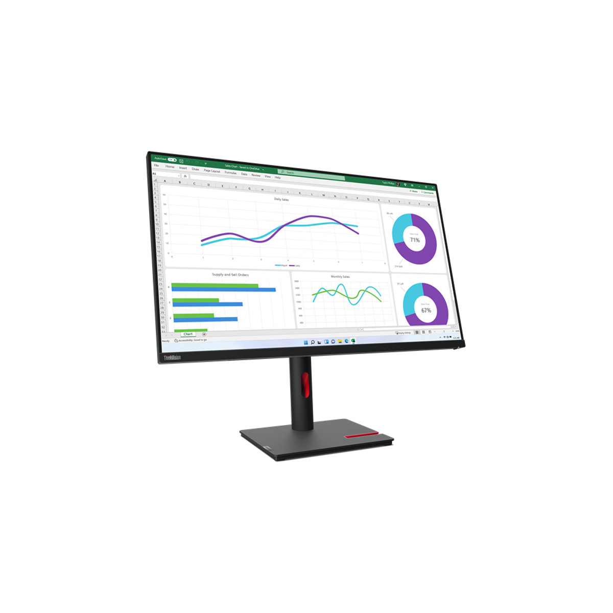 ThinkVision T32h-30 31.5 inch Monitor