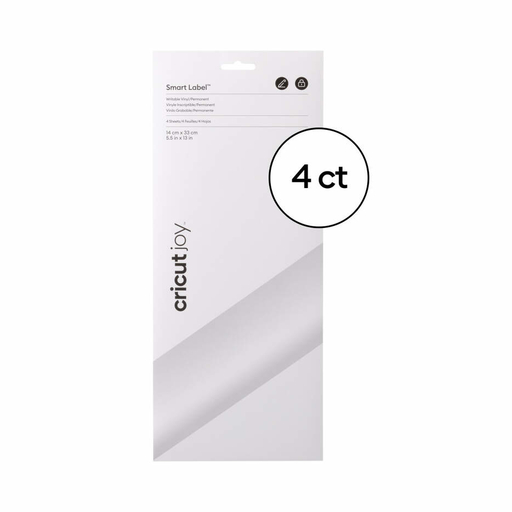 Joy Smart Label Writable Viny Wht
