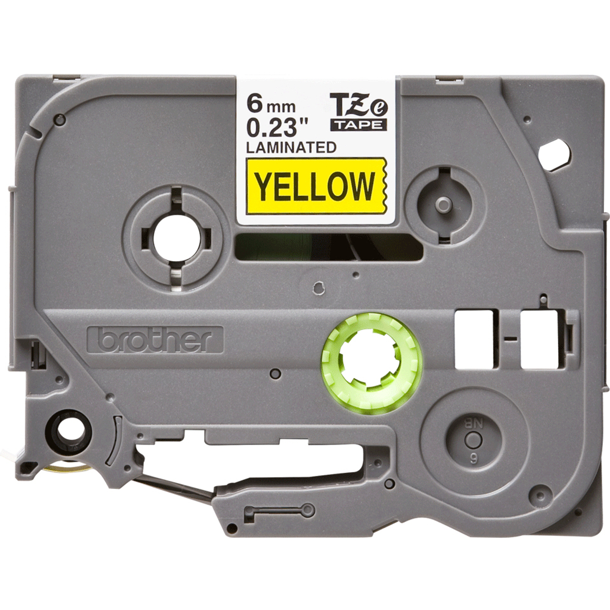 TZE611 6mm Black On Yellow Label Tape