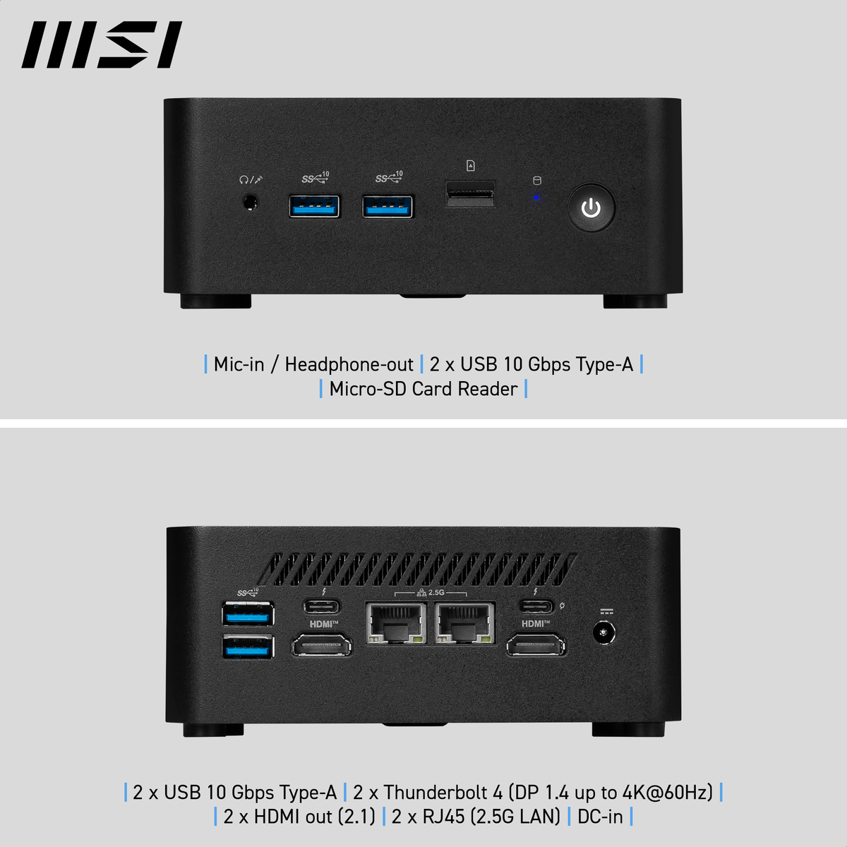 Cubi NUC 1M 14th Gen i3 100U BB