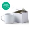 10 Oz Stack Ceramic Mug Blanks White (4)