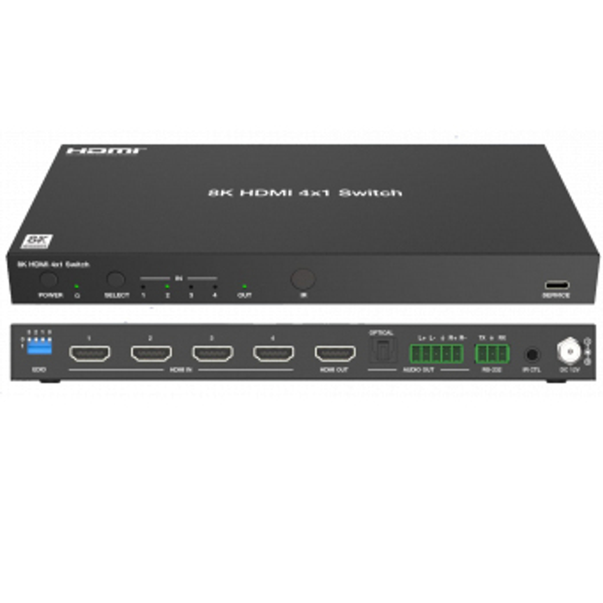 SW4-8K HDMI2.1 switcher 4x1 8K