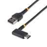 6ft USB A To C Charging Cable Angled