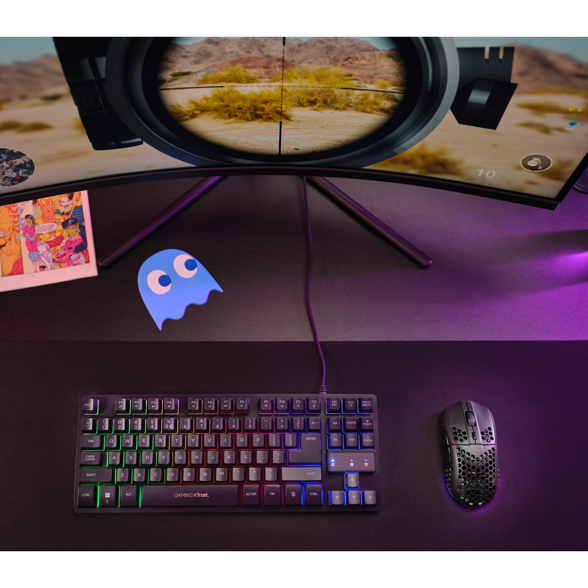 GXT929 HELOX WIRELESS MOUSE BLK