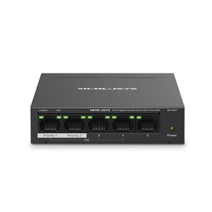 5-Port Gigabit Switch With 4-Port PoE+