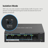 5-Port Gigabit Switch With 4-Port PoE+