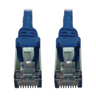 Cat6a 10G Snagless Shielded Blue 1 ft
