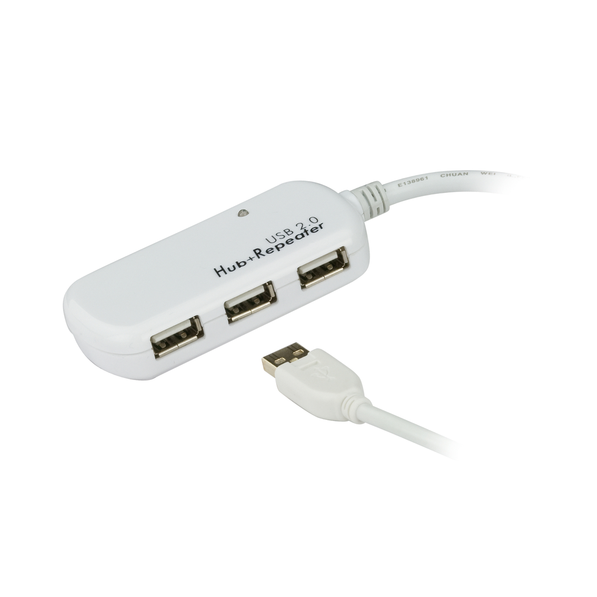 4-Port USB 2.0 Extender Hub to 12m