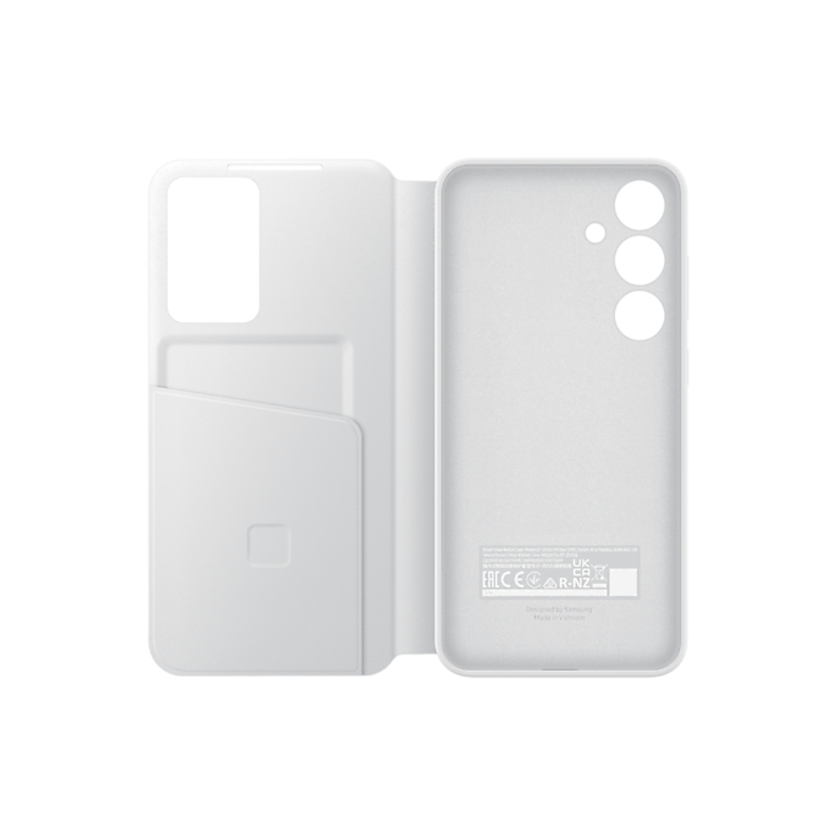 S24+ Smart View Wallet CaseWhite