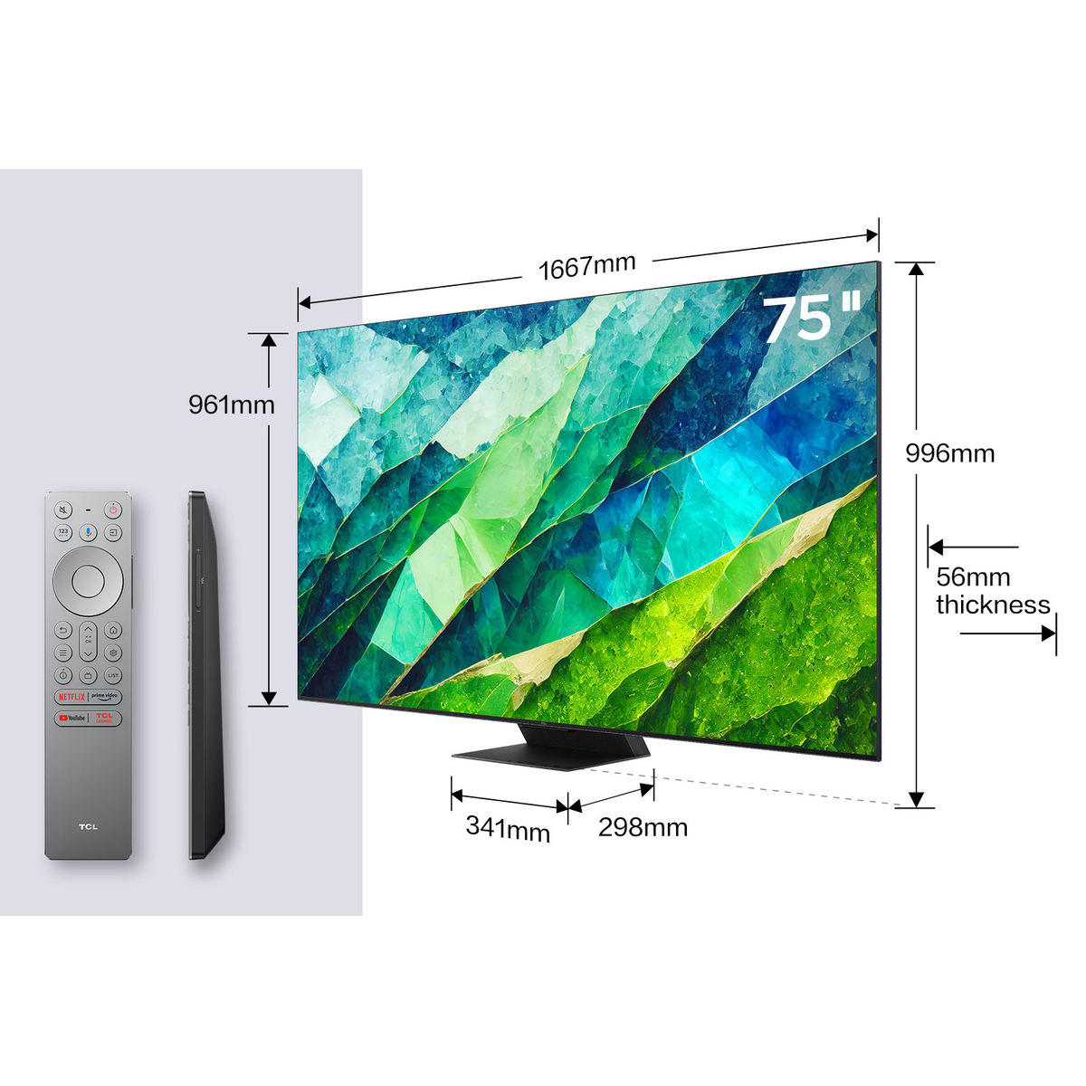 C855K 4K 144HZ QD-Mini LED TV