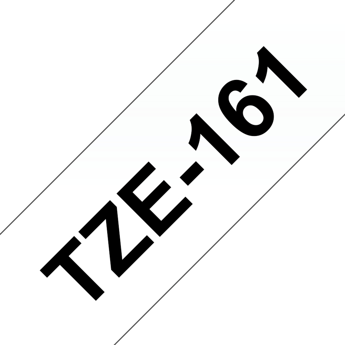 TZE161 36mm Black On Clear Label Tape