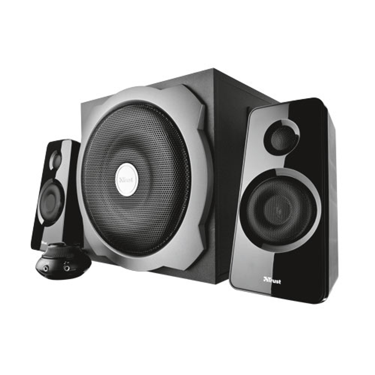 TYTAN 2.1 SUBWOOFER SPEAKER SET BLACK