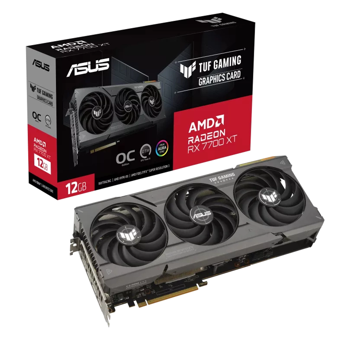 GPU AMD TUF-RX7700XT-O12G-GAMING Fan