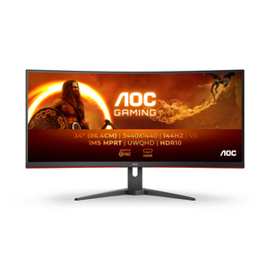 AOC, Gaming CU34G2XE/BK 34"Gaming Monitor