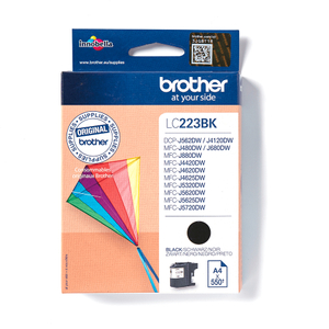 Brother, LC223BK Black 550 Pages Ink
