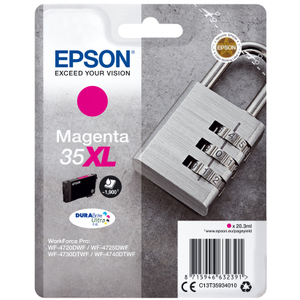 Epson, 35XL Padlock Magenta  Ink Cartridge 20ml