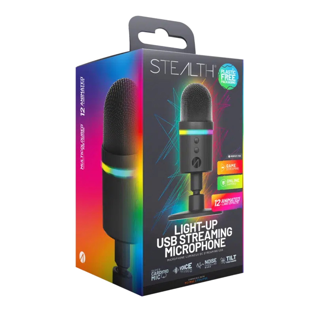 Stealth Light Up Streaming Microphone